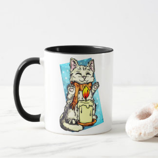 Winterkatze Tasse