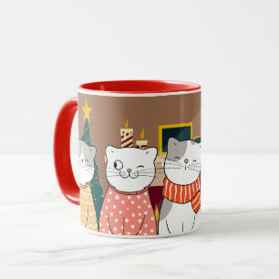 Winterkatzen Tasse