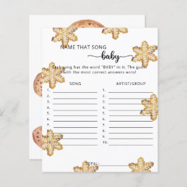 Winterkekse - Name dieses Songs Baby Shower Game
