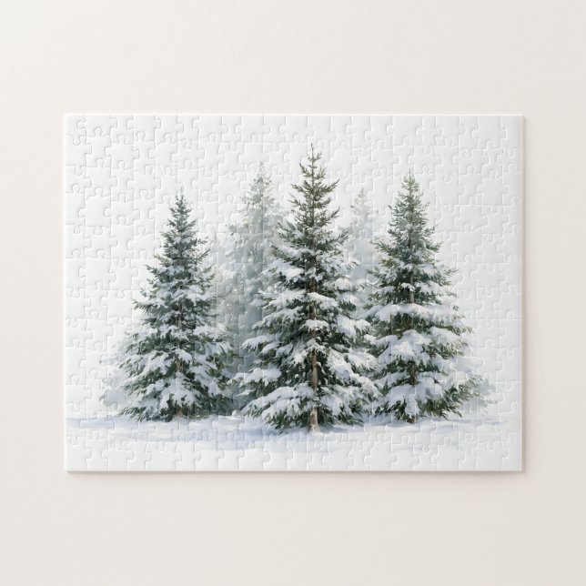 Winterkiefern Puzzle (Horizontal)