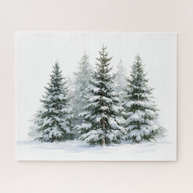 Winterkiefern Puzzle (Horizontal)