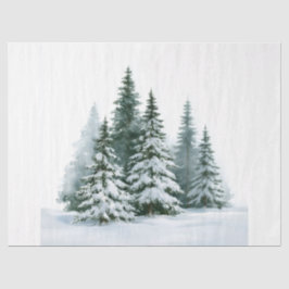Winterkiefern Seidenpapier