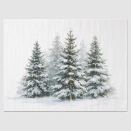 Winterkiefern Seidenpapier