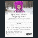 Winterkind, Babysitter, Tagesbetreuung, Kinderzimm Flyer<br><div class="desc">Winterkind,  Babysitter,  Tagesbetreuung,  Kinderzimmer-Werbe-Flyer beim Business Card Store.</div>