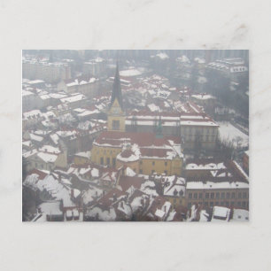 Winterkirche Ljubljana Postkarte