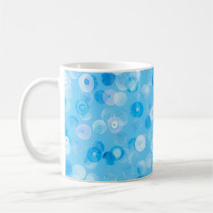 Winterkreise: Abstrakte Polka-Punkte. Kaffeetasse