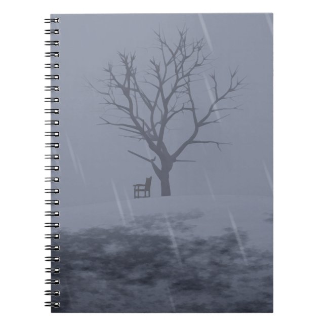 Winterkühle-Notebook Notizblock (Vorderseite)