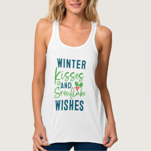 Winterküsse und Schneeflockenwünsche-51963 T-Shirt Tank Top