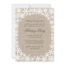 Winterlace Corporate Feiertag Einladung