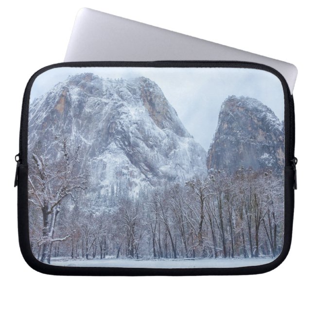 Winterland Laptopschutzhülle (Vorderseite)