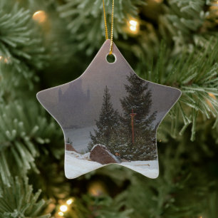 Winterlandschaft, 1811 von Caspar David Friedrich Keramik Ornament