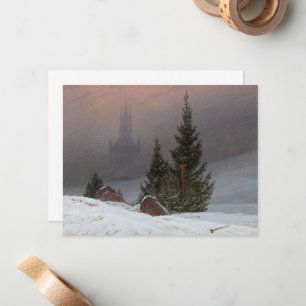 Winterlandschaft, 1811 von Caspar David Friedrich Mitteilungskarte