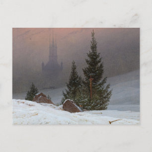 Winterlandschaft, 1811 von Caspar David Friedrich Postkarte