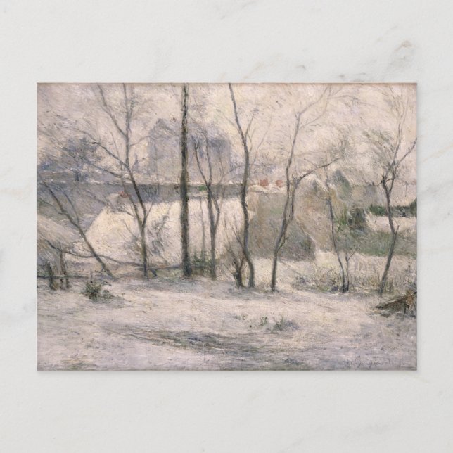 Winterlandschaft, 1879 postkarte (Vorderseite)