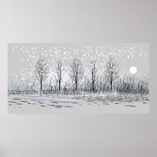 Winterlandschaft 1 poster