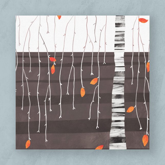 Winterlandschaft Bäume Kunst Leinwanddruck (Von Creator hochgeladen)