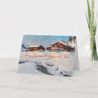 Winterlandschaft bei Davos