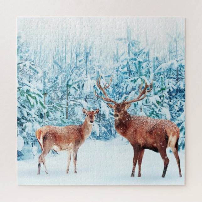 Winterlandschaft bei Snowy Dee Puzzle (Vertikal)