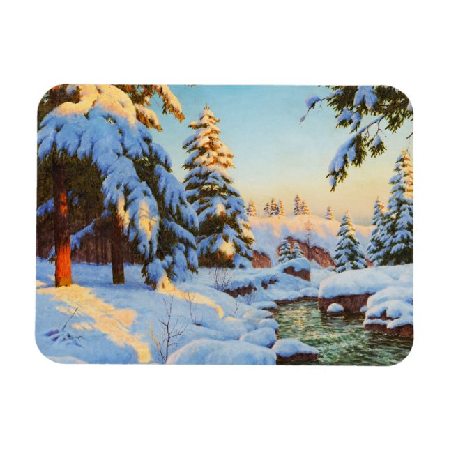 Winterlandschaft, Bessonof Magnet (Horizontal)