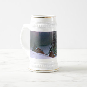 Winterlandschaft Caspar David Friedrich Bierglas