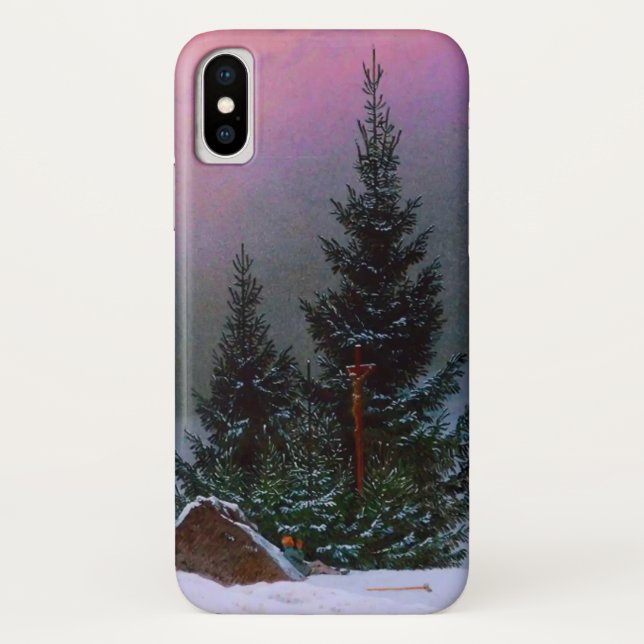 Winterlandschaft Caspar David Friedrich Case-Mate iPhone Hülle (Rückseite)