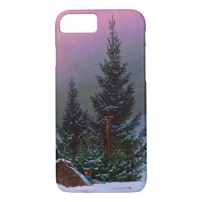 Winterlandschaft Caspar David Friedrich Case-Mate iPhone Hülle (Rückseite)