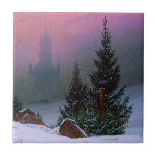 Winterlandschaft Caspar David Friedrich Fliese