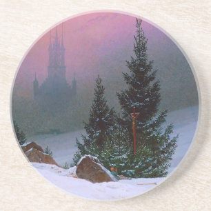 Winterlandschaft Caspar David Friedrich Getränkeuntersetzer
