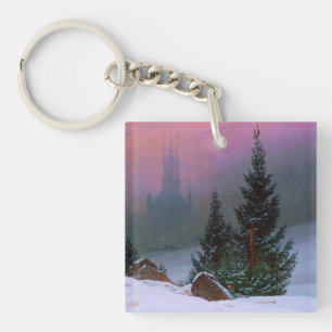 Winterlandschaft Caspar David Friedrich Schlüsselanhänger