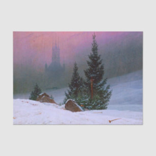 Winterlandschaft Caspar David Friedrich Seidenpapier