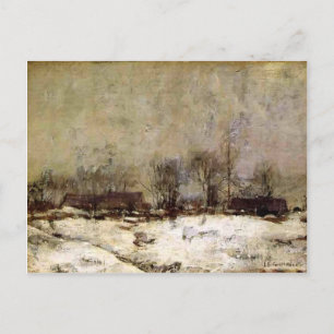 Winterlandschaft, Cincinnati von John Twachtman Postkarte