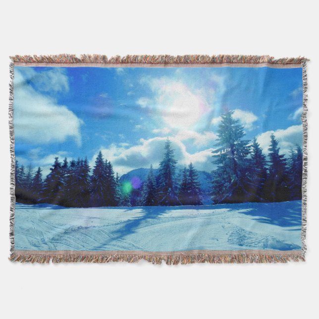 Winterlandschaft Decke (Vorderseite)