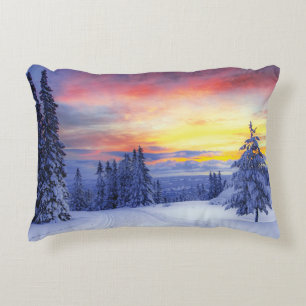 Winterlandschaft Dekokissen