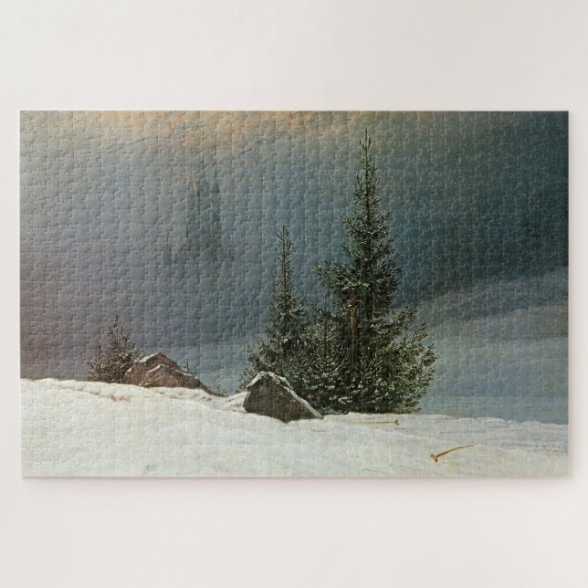 Winterlandschaft: Ein Friedrichsmann Puzzle (Horizontal)