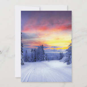 Winterlandschaft Einladung