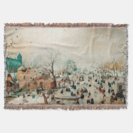 Winterlandschaft Eiszeit Skater1608 Hendrick Averc Decke