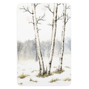 Winterlandschaft Flexi Magnet