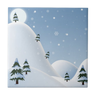 Winterlandschaft Fliese