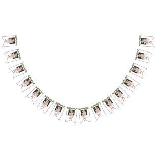 Winterlandschaft Geburtstag Monatliches Foto Wimpelkette