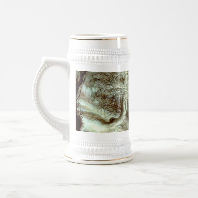 Winterlandschaft Gijsbrecht Leytens Bierglas (Links)