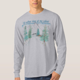 Winterlandschaft Gray Men's Long-Sleeved T-Shirt