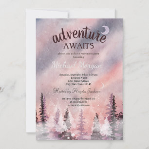 Winterlandschaft: Greenpine Forest Retirement Einladung