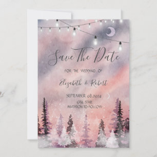 Winterlandschaft Grönlandwald Save the Date