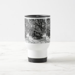Winterlandschaft im Schnee Kaffeetasse