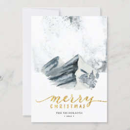 Winterlandschaft | Im Tiefwald Feiertagskarte