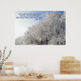 Winterlandschaft Inspiration Poster