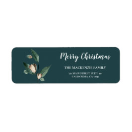 Winterlandschaft | Ivory Magnolia Address Label