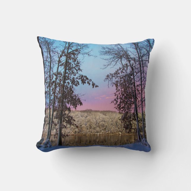 Winterlandschaft Kissen (Vorderseite)