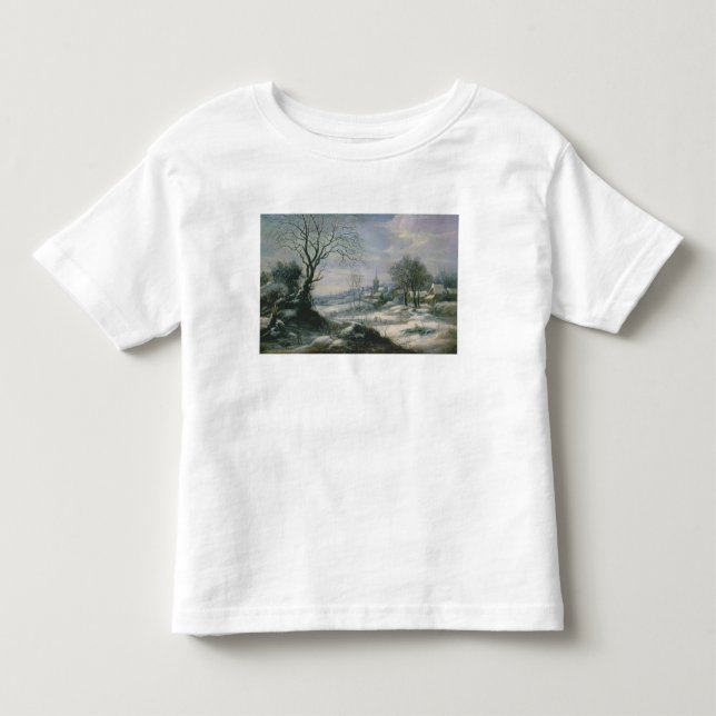 Winterlandschaft Kleinkind T-shirt (Vorderseite)