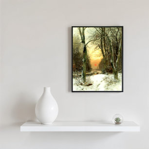 Winterlandschaft, Kunst Poster